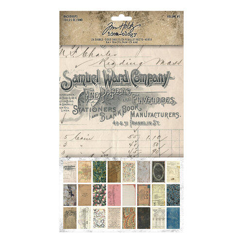 Tim Holtz Idea-ology Backdrops Nro 1 (117)